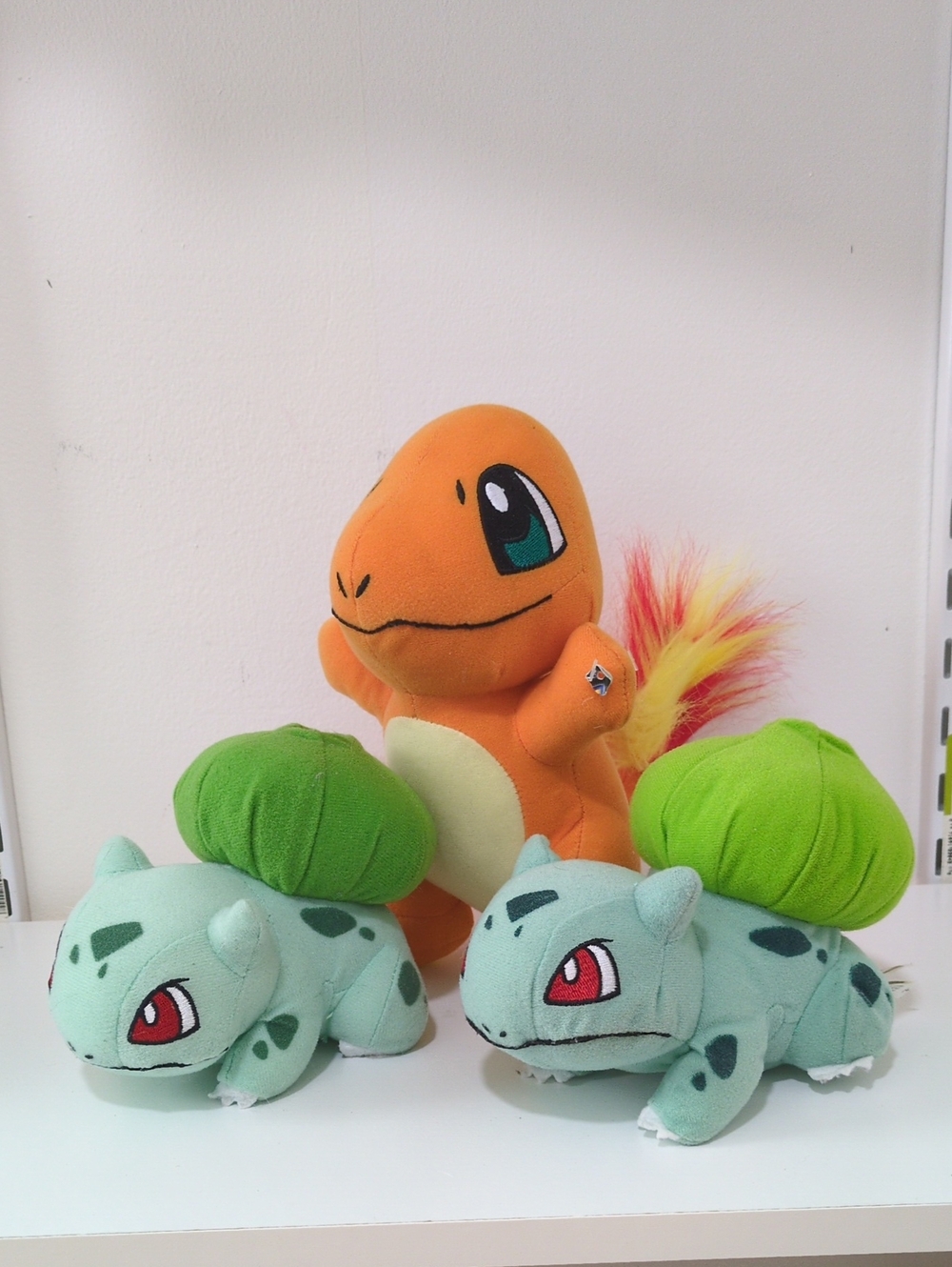 Charmander And 2 Squirtles Pokemon Plush Stuffed Animals